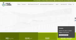 Desktop Screenshot of comunearba.it